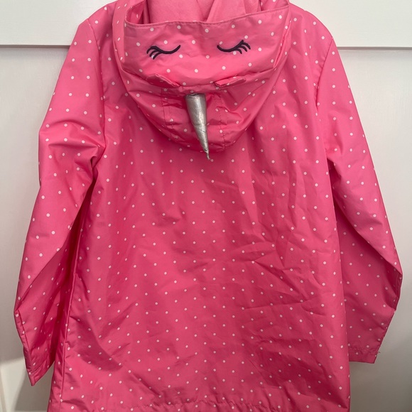 Pink Unicorn Raincoat - Picture 2 of 4